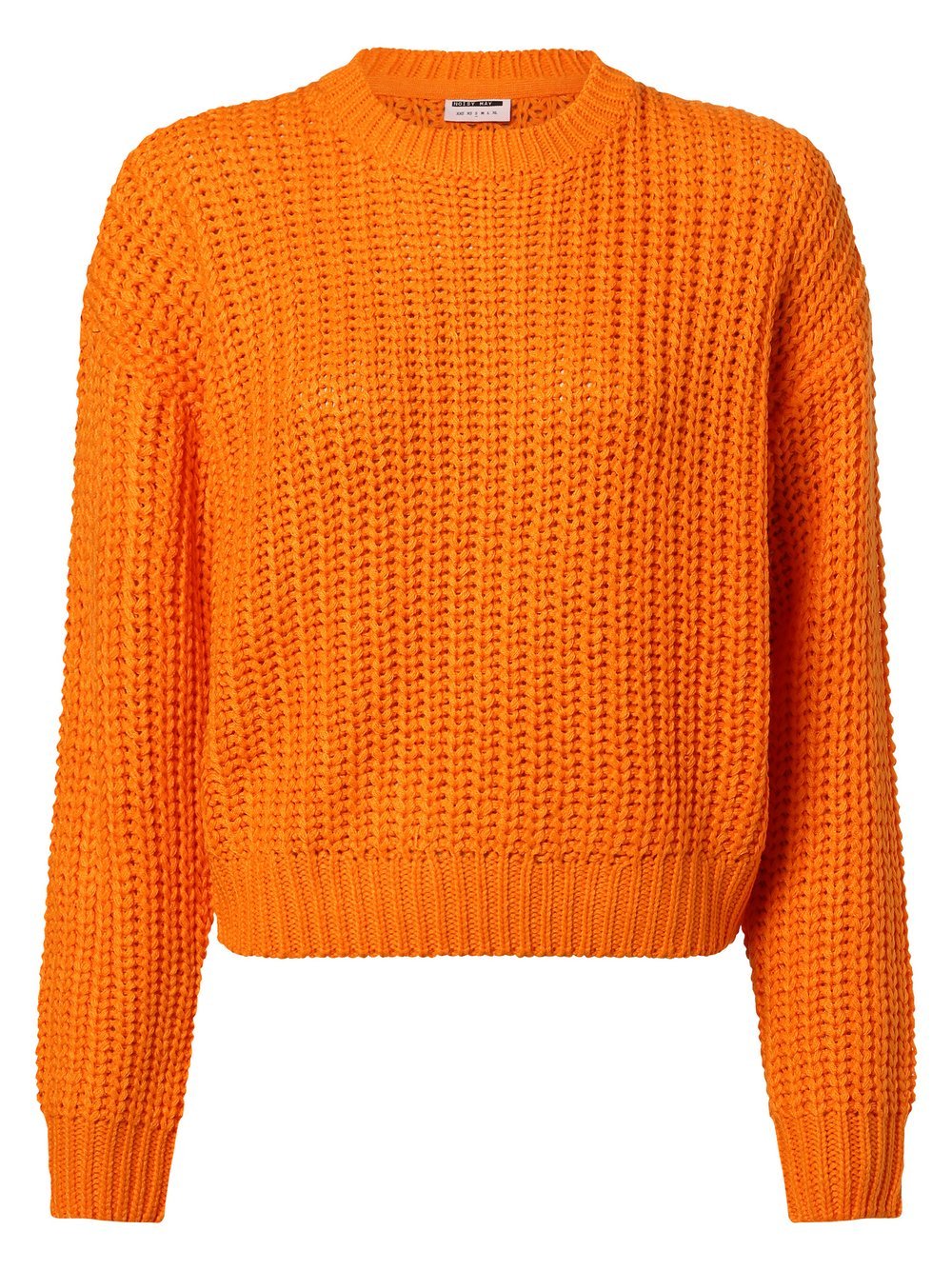 Noisy May - Sweter damski  NMCharlie, pomarańczowy