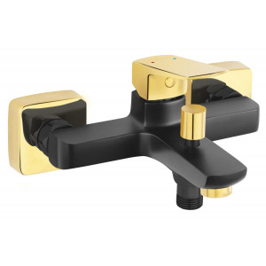 FERRO BVI1VLBLG VITTO VL bateria wannowa bez zestawu natryskowego, czarno / złoty