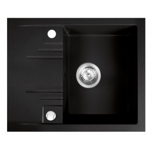 Ferro MEZZO II zlewozmywak granitowy 1-kom 48/58 grafit DRGM48/58BA DRGM48/58BA