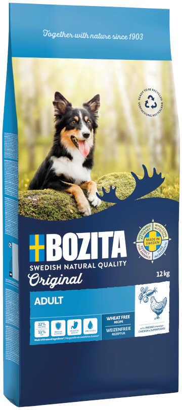Bozita Original Adult, kurczak - bez pszenicy - 12 kg Dostawa GRATIS!