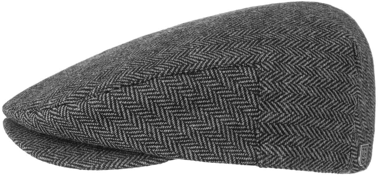 Kaszkiet Hooligan Jodełka by Brixton, szary, M (57-58 cm)
