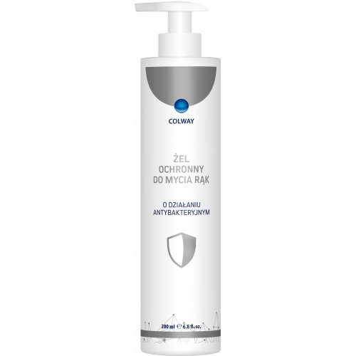 Colway Żel ochronny do mycia rąk Colway - O działaniu antybakteryjnym - 200 ml