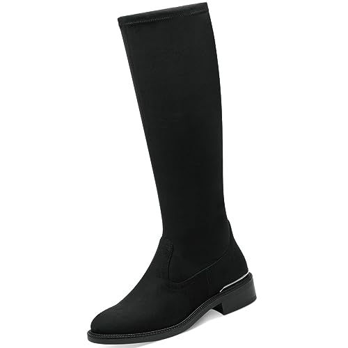 Tamaris Damskie sztyblety 1-25539-41, czarny, 39 EU