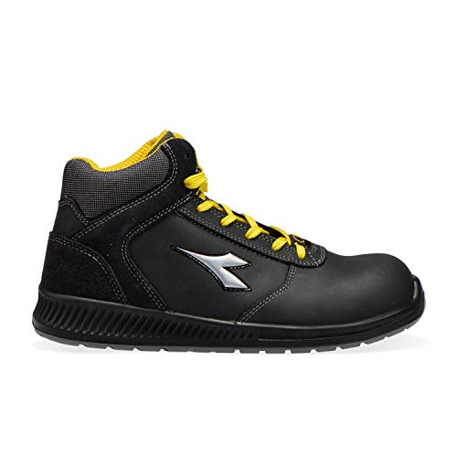 Utility Diadora Męskie buty lekkoatletyczne D-Formula Hi S3 SRC ESD, czarny - 80013 czarny - 43 EU