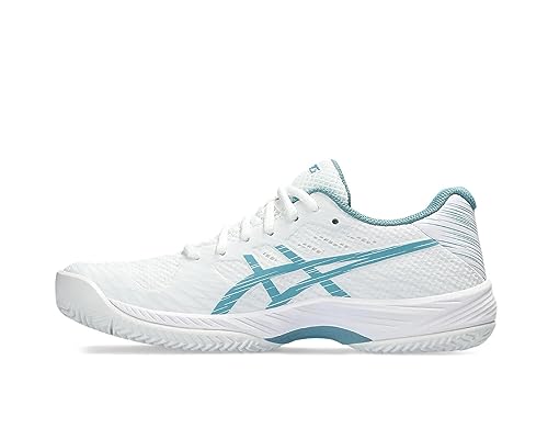 ASICS Gel-Game 9 Clay/OC, Trampki damskie, White Gris Blue, 37 EU