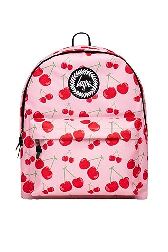 hype Szkoła dzień biuro podróż casual unisex dzieci chłopcy dziewczęta nastolatki mężczyźni kobiety plecaki, Różowy/Multi Wiśnie, Jeden rozmiar, Casual