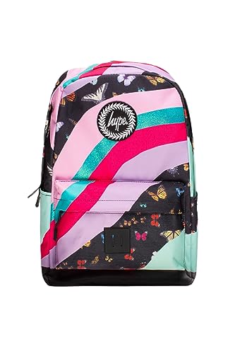 Hype Szkoła dzień biuro podróż na co dzień unisex dzieci chłopcy dziewczęta nastolatki mężczyźni kobiety plecaki, Wiele motyli, Jeden rozmiar, Casual