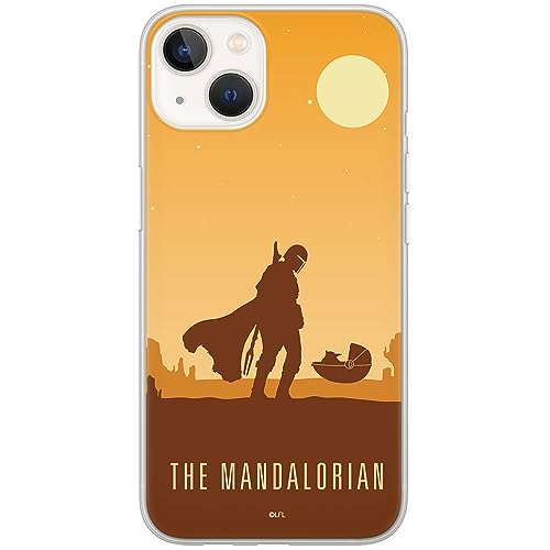 ERT GROUP etui na telefon Iphone 13 MINI, case oryginalny i oficjalnie licencjonowany przez Star Wars, wzór Baby Yoda 033, optymalnie dopasowane, plecki z TPU