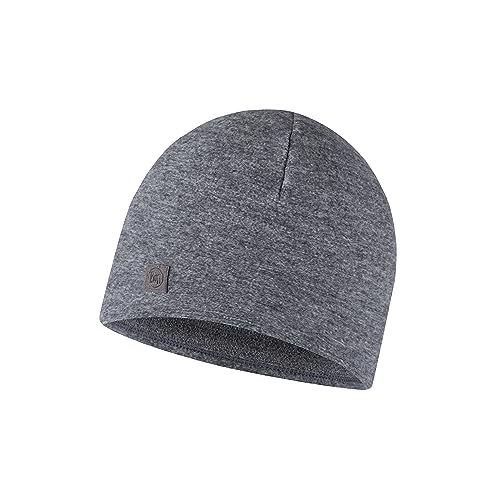 Buff Merino polarowa czapka beanie szara unisex jeden rozmiar