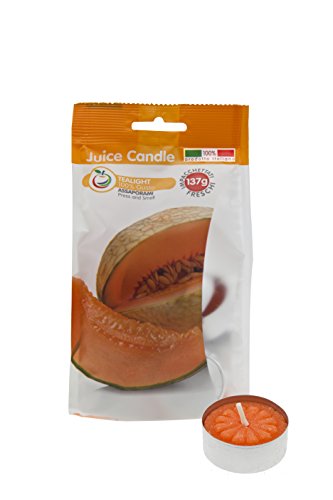 Cereria di Giorgio Succo Tealight świeca zapachowa, wosk, jasnopomarańczowa, 3,8 x 3,8 x 1,6 cm, 12 sztuk