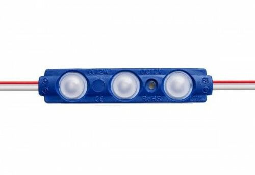 Moduł prostokątny LED LG 3xSMD2835 0,72W niebieski
