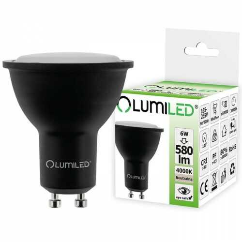 Żarówka LED GU10 6W 230V 120  4000K biała neutralna