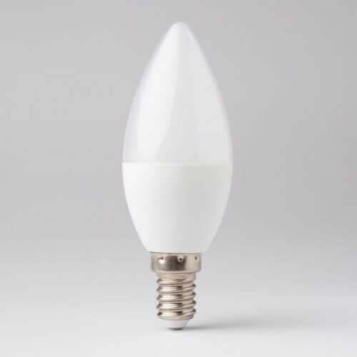 Żarówka LED E14 5W C37 świeczka biała zimna