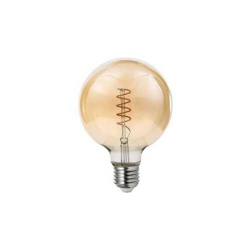 Żarówka LED E27 4W Filament G95 ciepła 2200K Amber ściemnialna