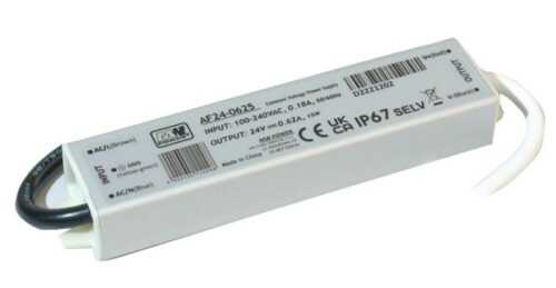 Zasilacz LED MWPower 15W 24V DC 0,62A hermetyczny