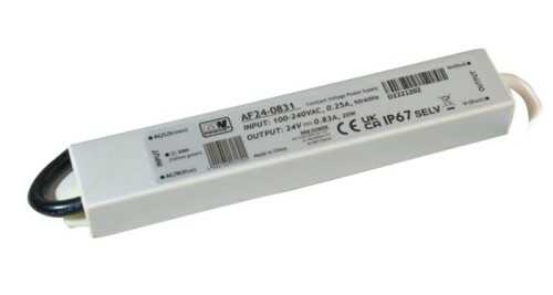 Zasilacz LED MWPower 20W 24V DC 0,83A hermetyczny