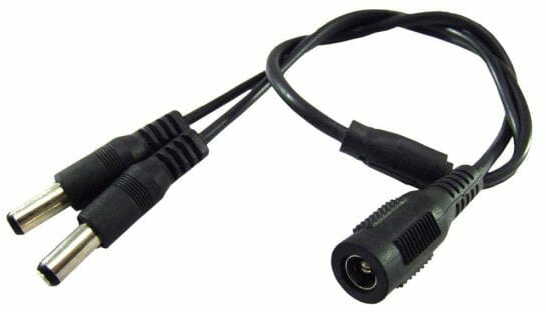 Rozgałęźnik DC 2,1 x 5,5 mm gniazdo/wtyczka 1/2