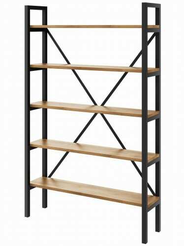 Regał Nebraska na książki LOFT 160 x 60-160 x 40 cm D5