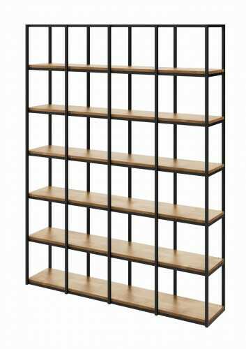 Regał TOKYO WOOD 212x160 Nowoczesny Industrial LOFT