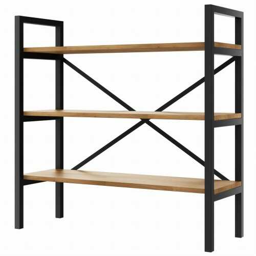 Regał Nebraska na książki LOFT 100 x 60-160 x 30 cm D3