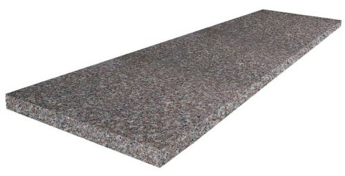 Stopnica granitowa płomieniowana G664 150x33x2 Królewski Brąz