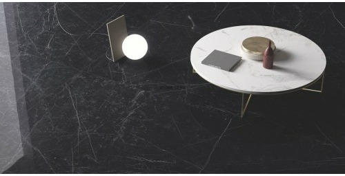 Wielkoformatowa płytka Dark Marquina poler 300x150x0,6 cm
