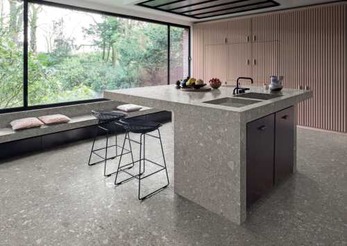 Spiek kwarcowy 12mm The Top Marazzi Ceppo di Grey 324 x 162x1,2 cm