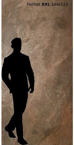 Fornir Kamienny Copper XXL 120x260x0,3cm