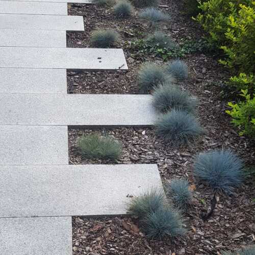 Płytka granitowa szara płomieniowana G603 new 60x60 gr. 30mm