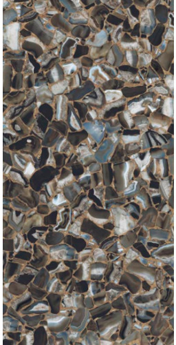 Spiek Kwarcowy Agata Black 300x150x0,6cm