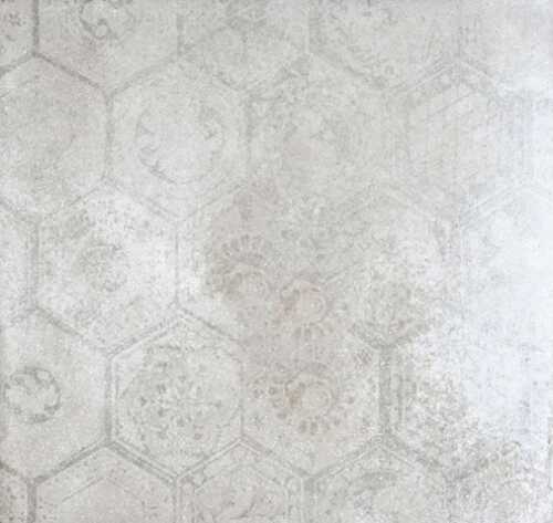 Płytka gresowa Soft Concrete Hexagon Silver 60x60x0,8cm