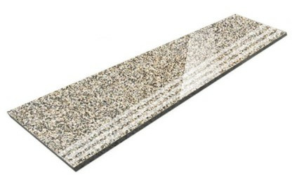 Stopnica granitowa polerowana z antypośliziem G682 100x35x2