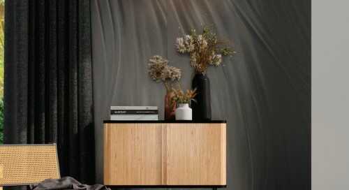 Spiek Kwarcowy Luce Black 300x100x0,6cm