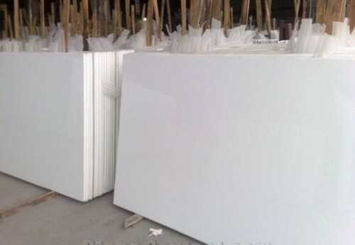 Konglomerat Marmurowy Polare Snow White Slab 1320x160x3 cm polerowany