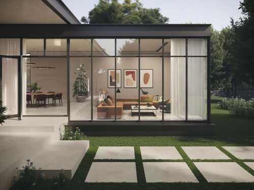 Gres 20mm 120x120 Asphalt White DUŻY FORMAT