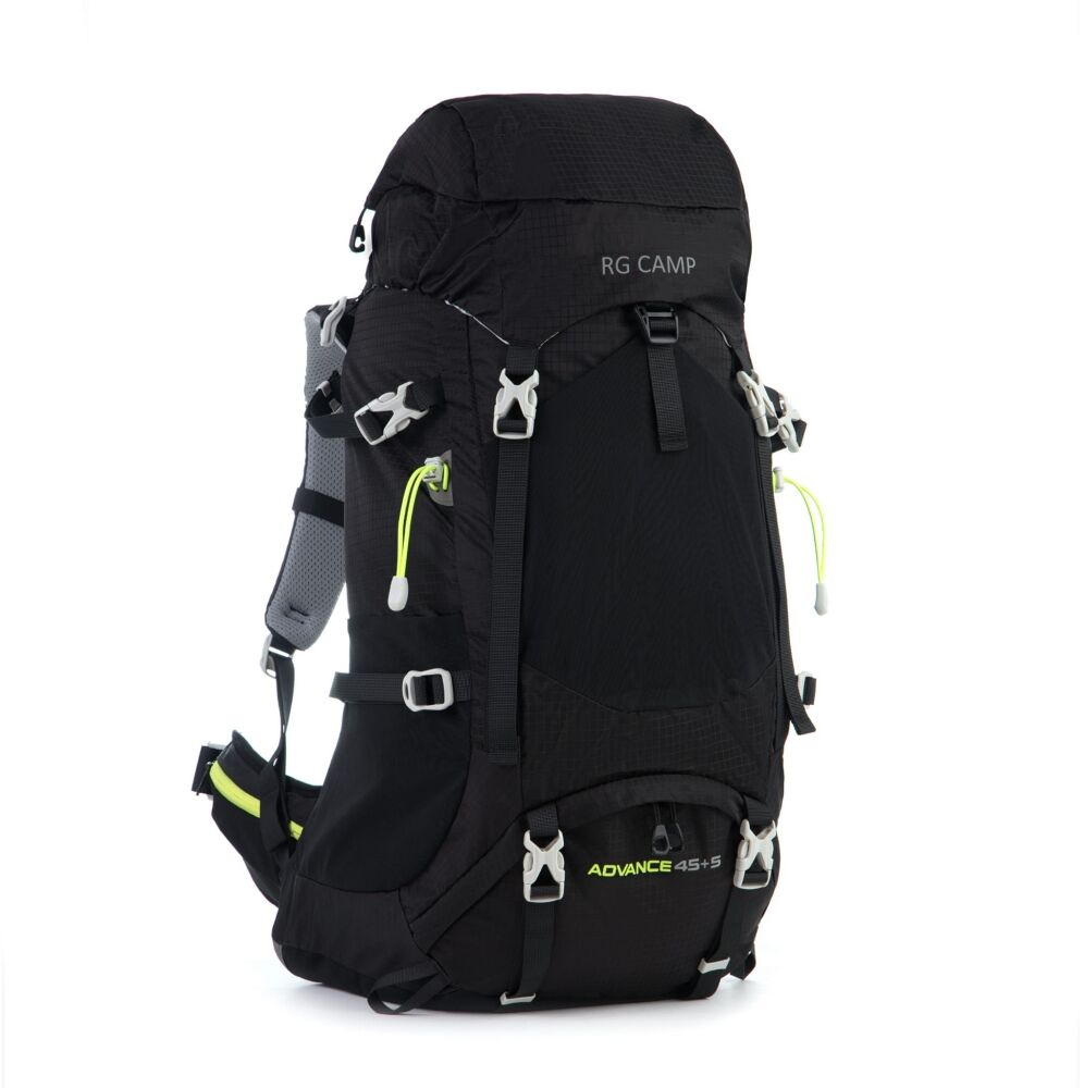 Plecak trekkingowy 50L RG CAMP Advance 45+5L - czarny