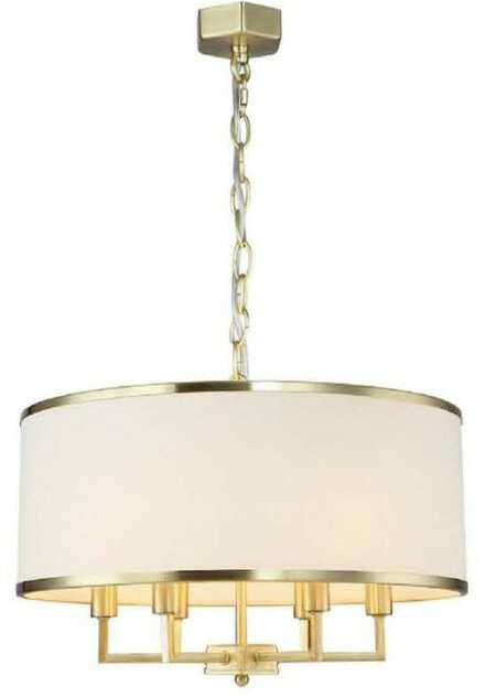 LAMPA WISZĄCA CASA OLD GOLD M metalowa złota klasyczna