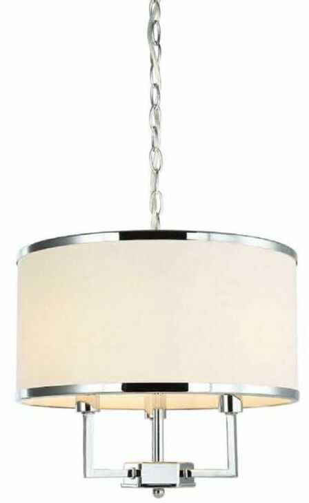 LAMPA WISZĄCA CASA CROMO S metalowa srebrna klasyczna