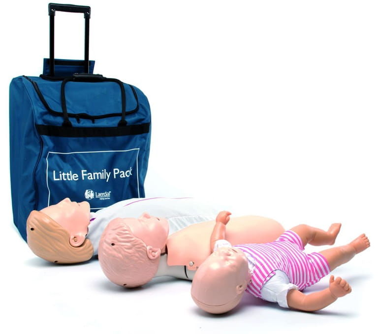 Laerdal Fantomy Family Little QCPR ( Anne - QCPR, Junior - QCPR , Baby - QCPR ) zestaw fantomów