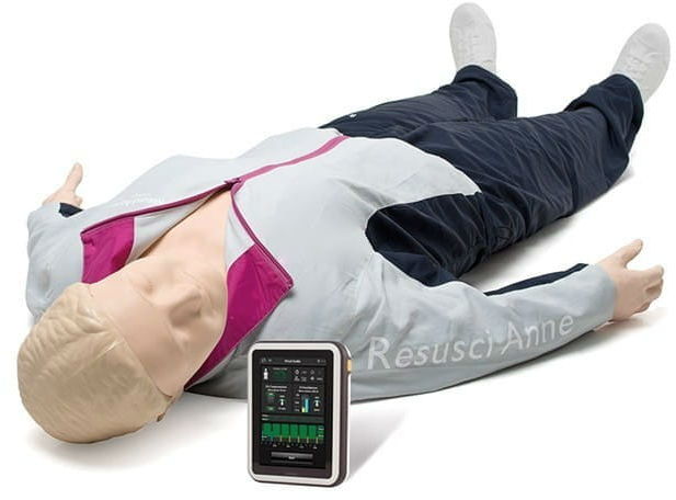 Laerdal Resusci Anne QCPR AED Full Body Rechargeable (waliza na kółkach)