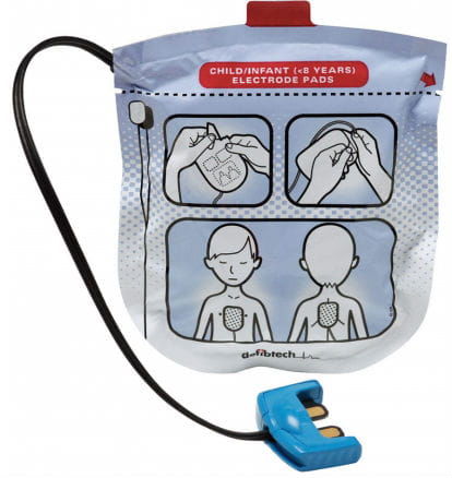 Lifeline Defibtech Elektrody pediatryczne do defibrylatora Lifeline View