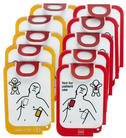Stryker Elektrody treningowe Lifepak CR2 - 5 par