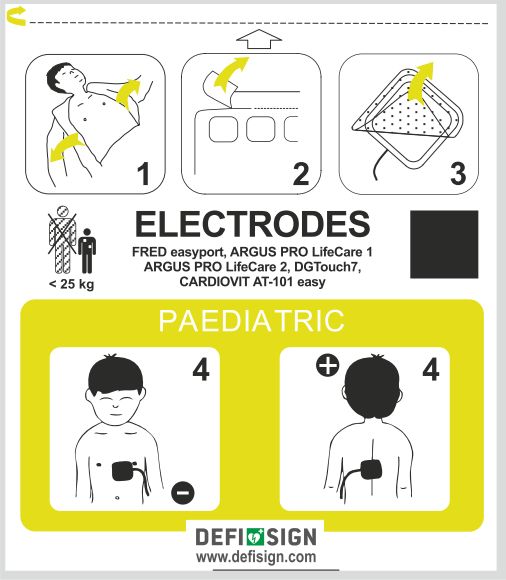 Schiller Elektrody DefiSign LIFE pediatryczne
