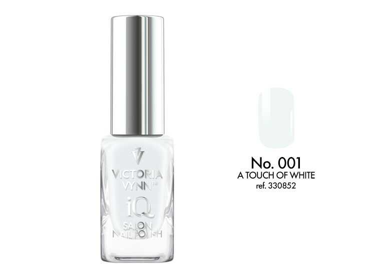 IQ SALON NAIL POLISH no 001 A TOUCH OF WHITE