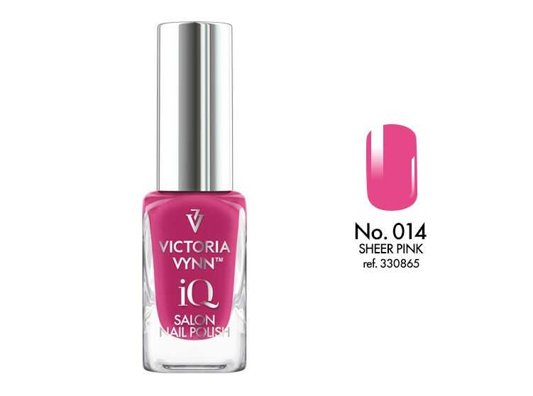 IQ SALON NAIL POLISH no 014 SHEER PINK