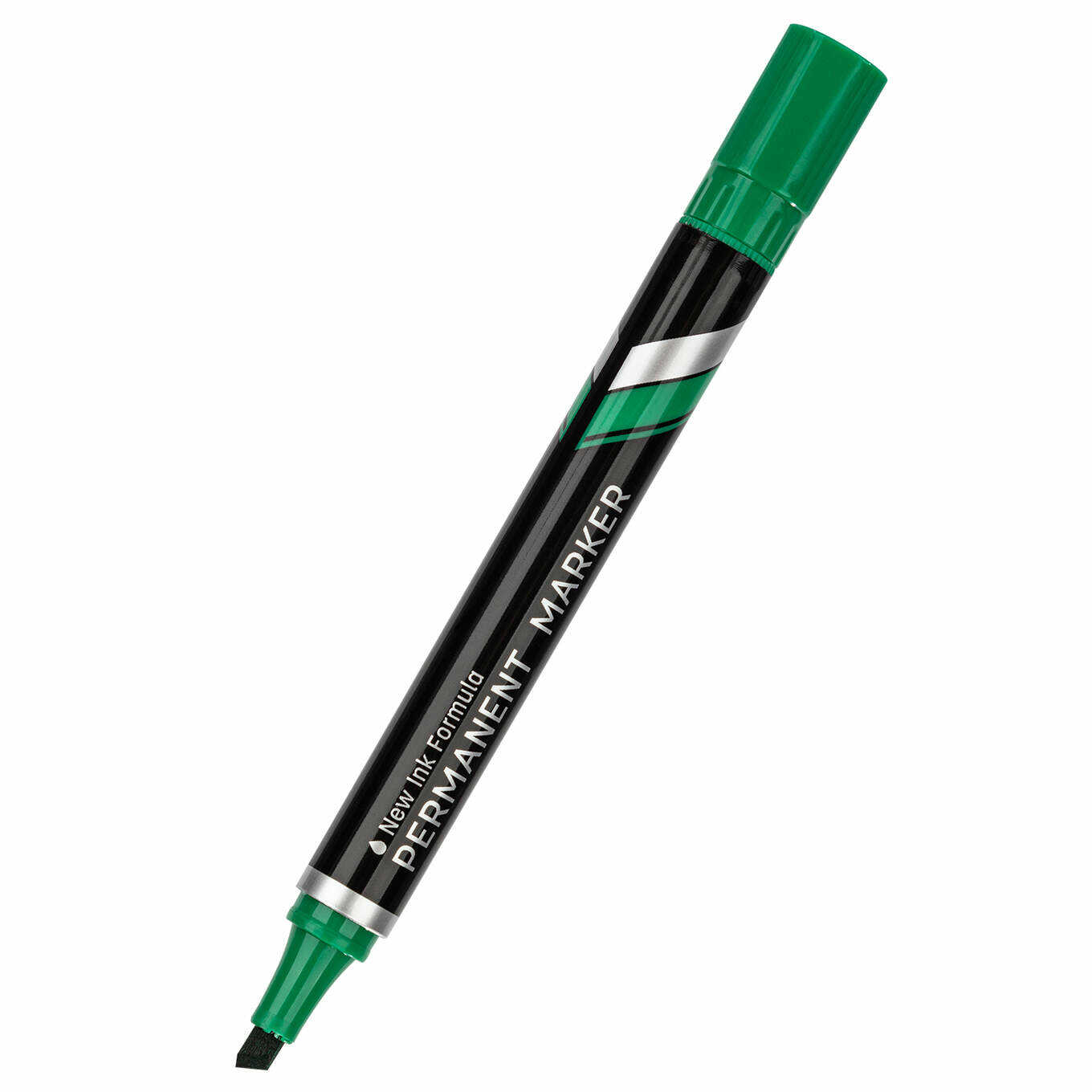 Zielony marker permanentny Deli ścięty 1,5-5mm