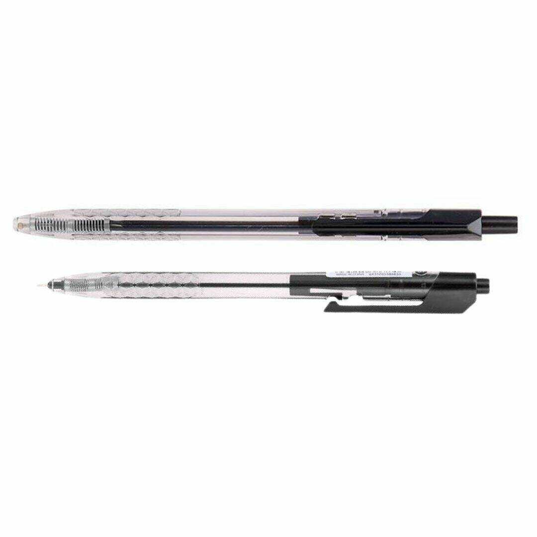 Czarne pióro kulkowe Deli q01320 0,7mm