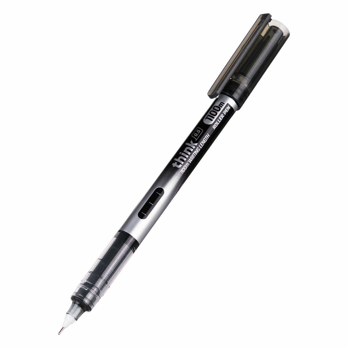 Pióro kulkowe Deli Q300BK 0.5mm czarne