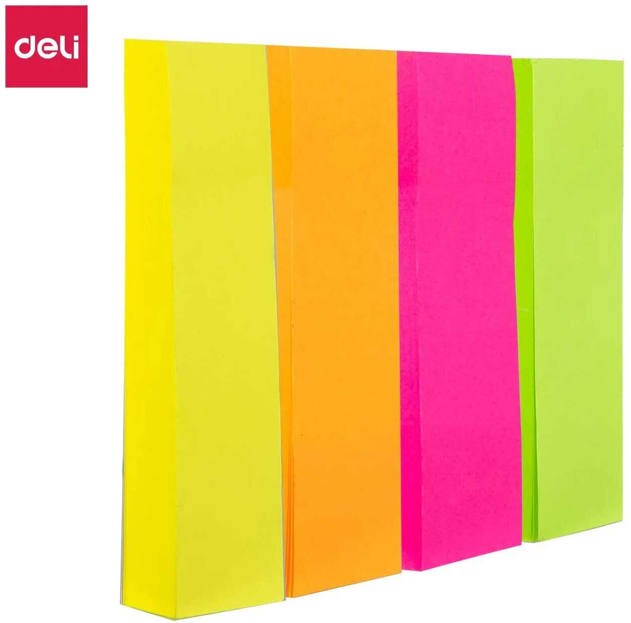 Zakładki indeksujące Deli 50x12mm A11102 mix kolorów