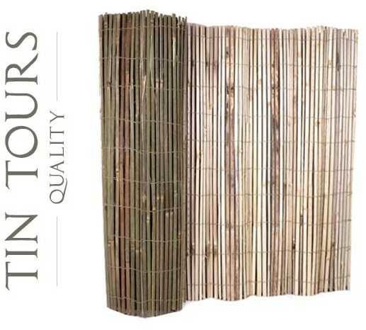 PARAWAN Z LISTEWEK BAMBUSA 100x500 cm